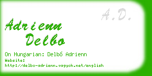 adrienn delbo business card